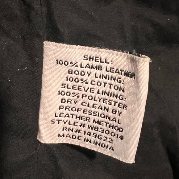 Walter Baker Black Allison Leather Jacket. - Picture 10 of 12